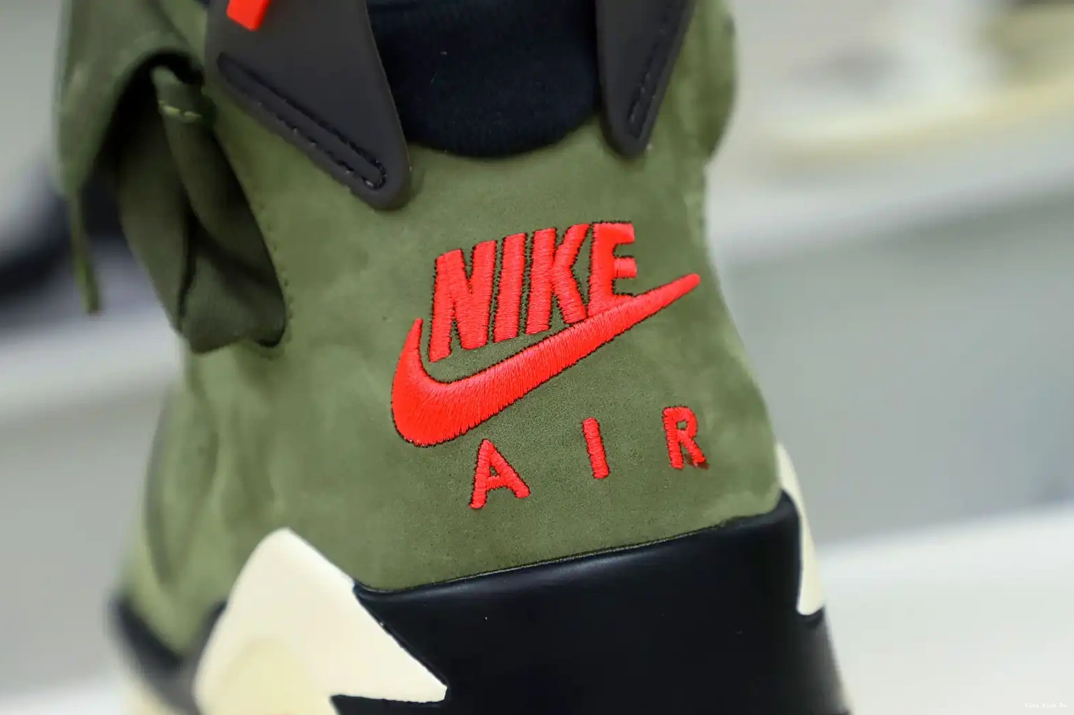 X 6 RETRO TRAVIS 'OLIVE' Kimikick SCOTT JORDAN AIR 0617